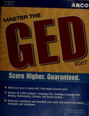 Cover of: Master the GED 2007 by Ronald M. Kaprov