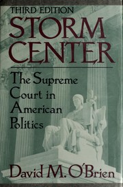 Cover of: Storm center by David M. O'Brien