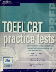 TOEFL CBT practice tests by Rogers, Bruce