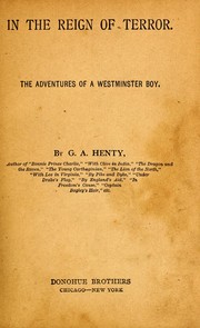 Cover of: In the reign of terror: the adventres of a Westminster boy
