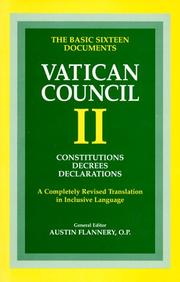Vatican Council II by Austin Flannery