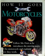 Cover of: Motorcycles by Kate Scarborough