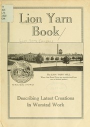 Lion yarn book by Lion Yarn Company