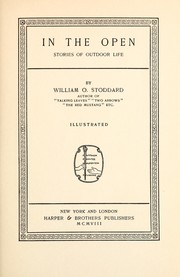 Cover of: In the open by William Osborn Stoddard