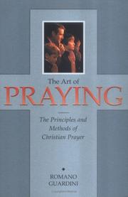 Cover of: The Art of Praying by Romano Guardini