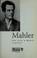 Cover of: Mahler