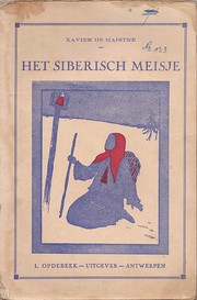 Het Siberisch Meisje by Xavier de Maistre