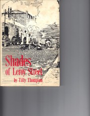 Cover of: Shades of Leroy Street by Tilly Thompson