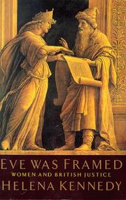 Cover of: EVE WAS FRAMED by Helena Kennedy