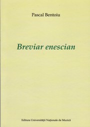 Breviar enescian by Pascal Bentoiu