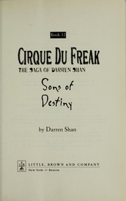 Cover of: Cirque du freak: Sons of destiny