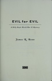 Cover of: Evil for evil by James R. Benn