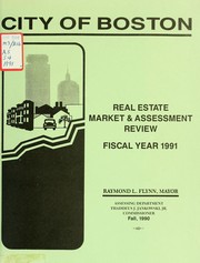 Cover of: Real estate market and assessment review, fiscal year ....