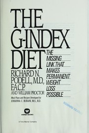 Cover of: The G-index diet by Richard N. Podell