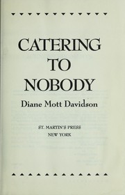 catering to nobody by diane mott davidson
