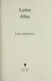 Cover of: Lyrics Alley by Leila Aboulela