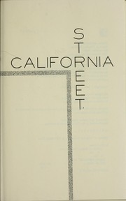 Cover of: California Street