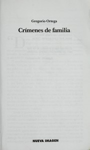 Cover of: Crímenes de familia