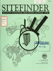 Cover of: Site finder ... Boston industrial real estate listings