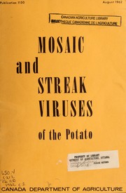 Mosaic and streak viruses of the potato by D. J. MacLeod