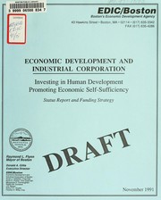 Cover of: Investing in human development; promoting economic self-sufficiency: status report and funding strategy. (draft)