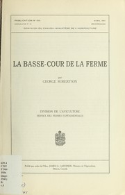 Cover of: La basse-cour de la ferme