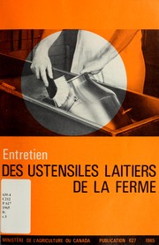 Entretien des ustensiles laitiers de la ferme by Cyril Kay Johns