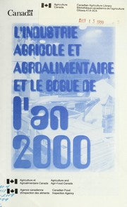 Cover of: L'industrie agricole et agroalimentaire et le bogue de l'an 2000