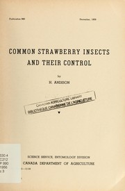 Cover of: Common strawberry insects and their control by Harry Andison