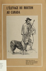 Cover of: L'élevage du mouton au Canada by W.L. Allen
