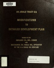 Cover of: Oil shale tract C-b: modifications to detailed development plan