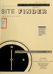 Cover of: Site finder ... Boston industrial real estate listings