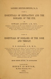 Cover of: Essentials of refraction and the diseases of the eye | Edward Jackson
