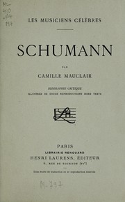 Cover of: Schumann