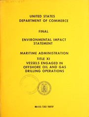 Final environmental impact statement by United States. Dept. of Commerce.