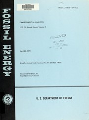 Cover of: 1978 C.B. annual report