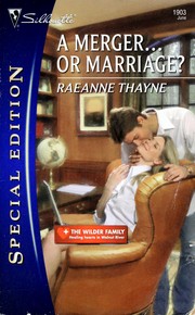 Cover of: A Merger...Or Marriage? (Silhouette Special Edition) by RaeAnne Thayne