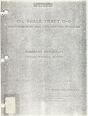 Cover of: Tract C-b : summary report