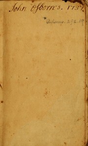 Cover of: Osborn's notebooks