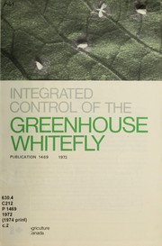 Integrated control of the greenhouse whitefly by R. J. McClanahan