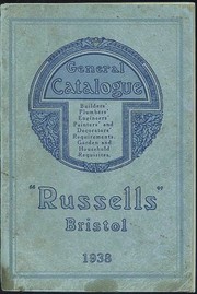General catalogue 1938 by Russells Bristol.