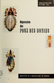 Rʹepression des poux des bovins by W. O. Haufe