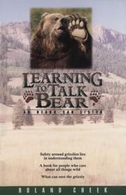 Cover of: Learning to talk bear: so bears can listen