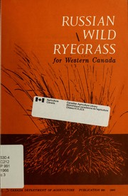 Cover of: Russian wild ryegrass for western Canada