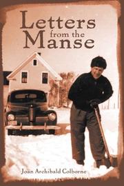 Cover of: Letters from the Manse