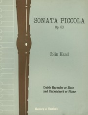 Sonata piccola, op. 63 by Colin Hand