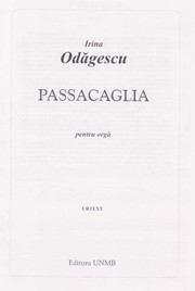 Passacaglia for organ by Virgil Thomson