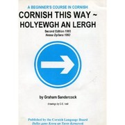 Cover of: Cornish this way by Graham Sandercock