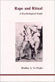 Cover of: Rape and ritual by Bradley A. Te Paske
