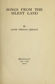 Cover of: Songs from the silent land